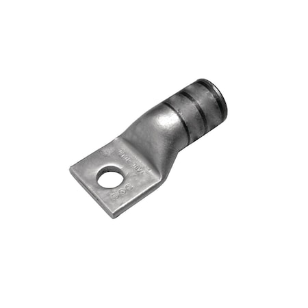 Burndy Cu Comp Terminal Flex Cond, Bvl Entry, 1 Hole/W/O/InspWindow, 4/0 Weld YAG28LTC38FX